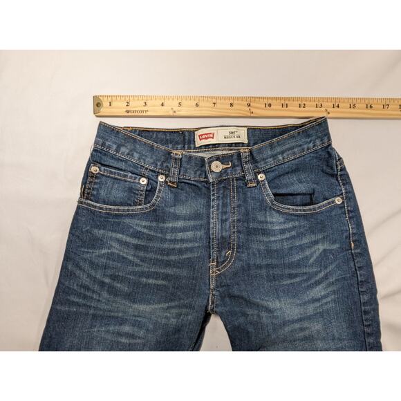 Levi's 505 Womens Size 16 Denim 28x28 Straight Leg - Picture 7 of 7